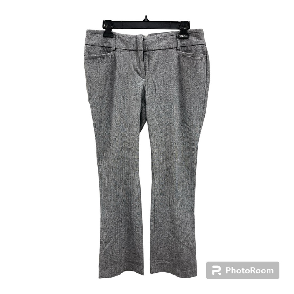 Express Pants. Gray Herringbone Pattern. Size 10 R - image 1